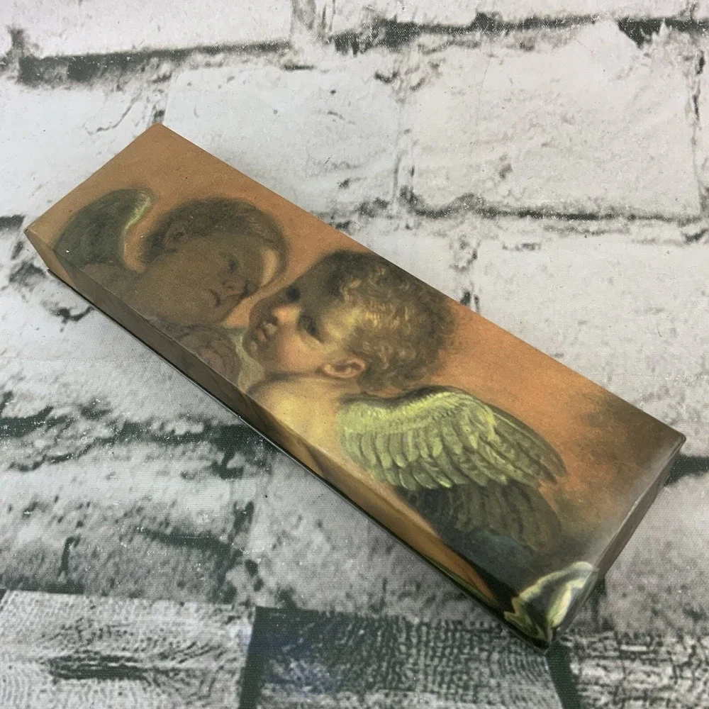 Pencils In Cherub Pencil Box W Artwork By Guercino Gisela Graham Se17 1LR